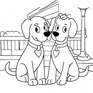 Clifford Und Emily Elizabeth Ausmalbild 73555-60706