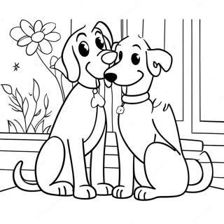 Clifford Und Emily Elizabeth Ausmalbild 73555-60707