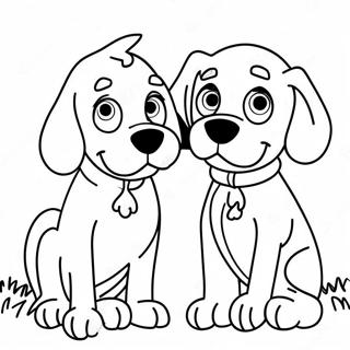 Clifford Und Emily Elizabeth Ausmalbild 73555-60708