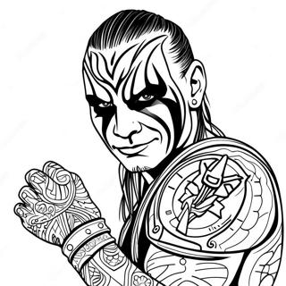 Jeff Hardy Ausmalbild 73605-60735