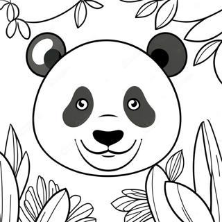 Panda Gesicht Ausmalbilder