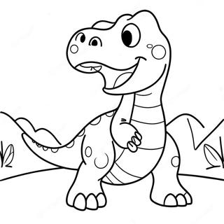 Rex Der Dinosaurier Brullend Ausmalbild 73746-60865