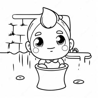 Toiletten Gebundener Hanako Kun Ausmalbild 73885-60972