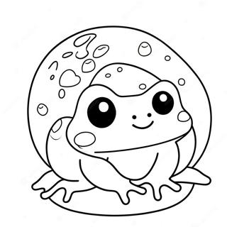 Susser Frosch Squishmallow Ausmalbild 73956-61029