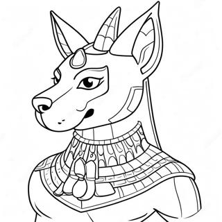 Anubis Ausmalbilder