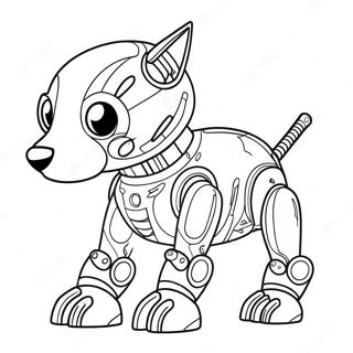 Roboterhund Ausmalbild 74075-61118