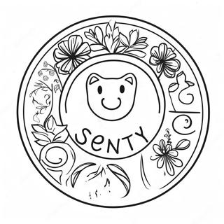 Scentsy Logo Ausmalbild 74085-61144