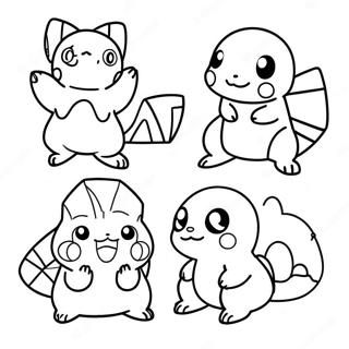 Pokemon Evolution Ausmalbilder