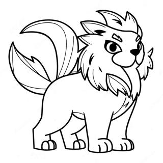 Arcanine Ausmalbilder