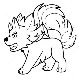 Arcanine Ausmalbilder