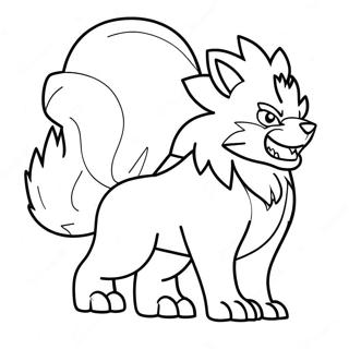 Arcanine Malvorlagen