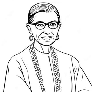 Ruth Bader Ginsburg Ausmalbilder