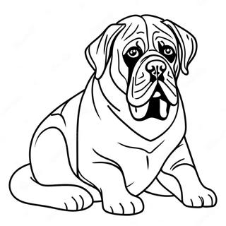 Englischer Mastiff Ausmalbild 74595-61542