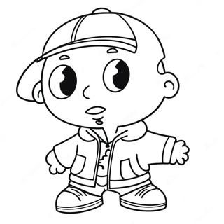 Gangsta Stewie Ausmalbilder