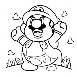 Super Mario 3d Welt Ausmalbild 7614-6187