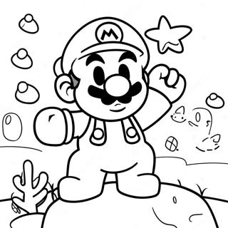 Super Mario 3d Welt Ausmalbild 7614-6188