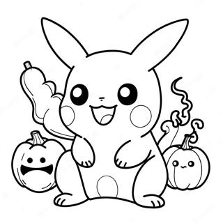 Pokemon Halloween Ausmalbild 7694-6252