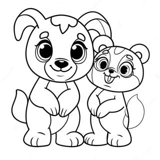 Gabby Und Pandy Paws Ausmalbild 7725-6278