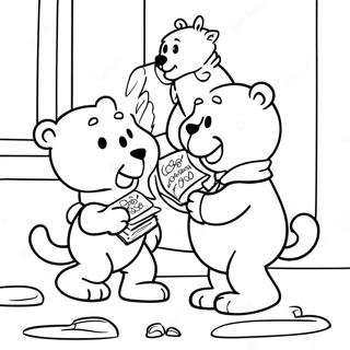 Berenstain Bären Ausmalbilder