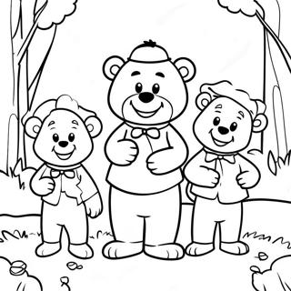 Berenstain Baren Familienabenteuer Ausmalbild 7735-6285