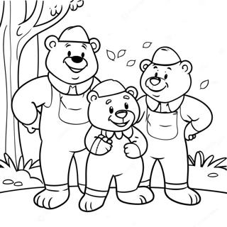 Berenstain Baren Familienabenteuer Ausmalbild 7735-6287