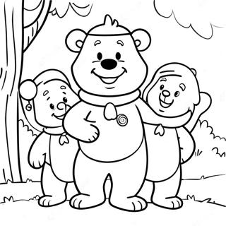 Berenstain Baren Familienabenteuer Ausmalbild 7735-6288