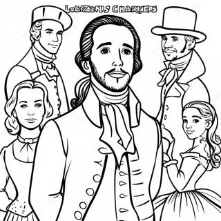 Hamilton Musical Charaktere Ausmalbild 7925-6437