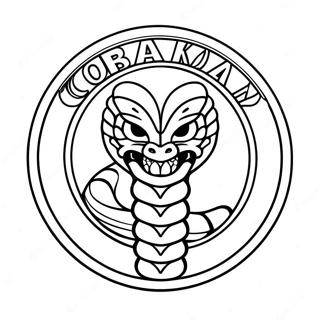 Cobra Kai Logo Ausmalbild 7964-6465