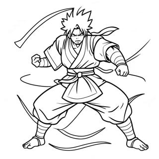 Rengoku In Kampfpose Ausmalbild 8025-6519