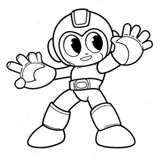 Megaman In Aktion Ausmalbild 8035-6525