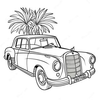 Klassisches Mercedes Auto Ausmalbild 8095-6573