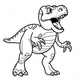 T Rex Brullendes Ausmalbild 8176-6629