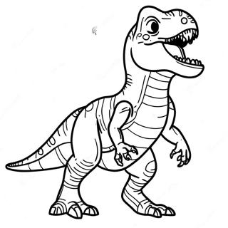 T Rex Brullendes Ausmalbild 8176-6630