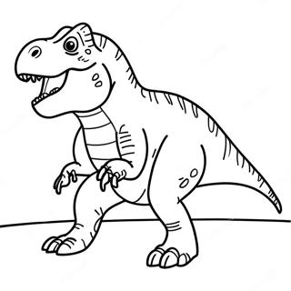 T Rex Brullendes Ausmalbild 8176-6631