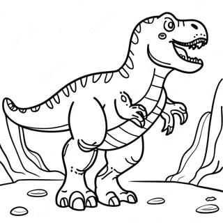 T Rex Brullendes Ausmalbild 8176-6632