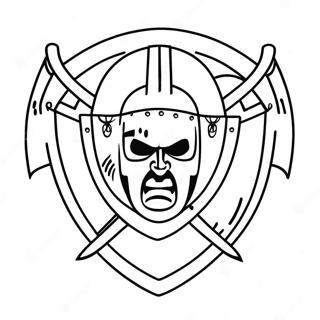 Raiders Logo Ausmalbild 8225-6668