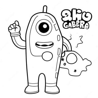 Yo Gabba Gabba Ausmalbild 8355-6856