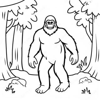 Bigfoot Ausmalbilder