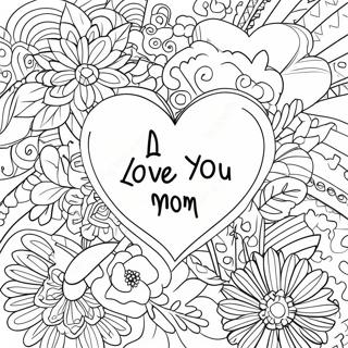 Ich Liebe Dich Mama Ausmalbild 8525-6982