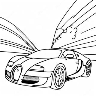 Bugatti Veyron Renn Ausmalbild 852-681