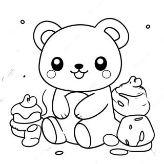 Rilakkuma Cinnamoroll Ausmalbild 8545-6998