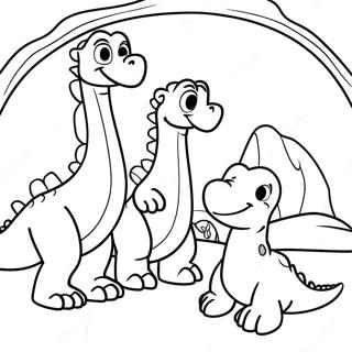 Littlefoot Und Freunde Ausmalbild 8616-7058