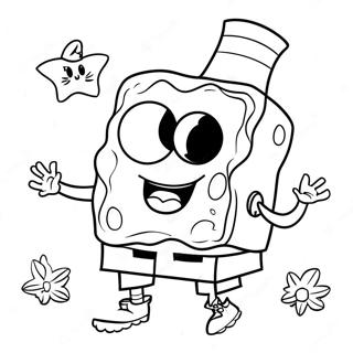 Halloween Spongebob Ausmalbild 8625-7063