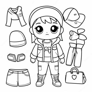 Cooles Gacha Life Tomboy Outfit Ausmalbild 8636-7076