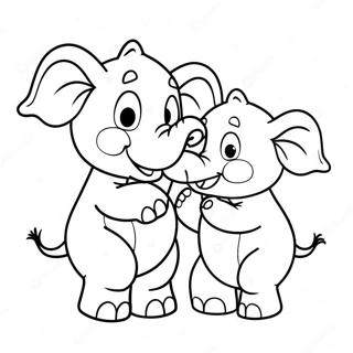 Glucklicher Elefant Und Piggie Ausmalbild 8897-7274