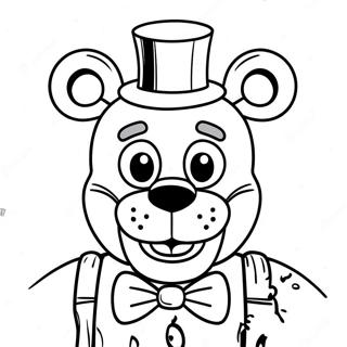 Gruseliges Freddy Fazbear Ausmalbild 8937-7305