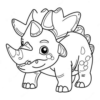 Triceratops Ausmalbild 8956-7320