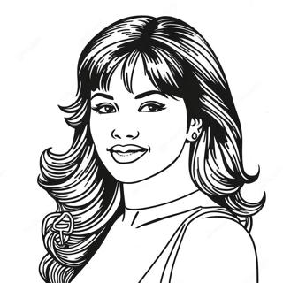 Selena Quintanilla Ausmalbild 9006-7358