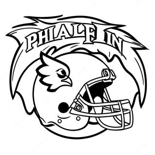 Philadelphia Eagles Logo Ausmalbild 901-718