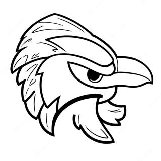 Ausmalbild Des Philadelphia Eagles Maskottchens 902-721